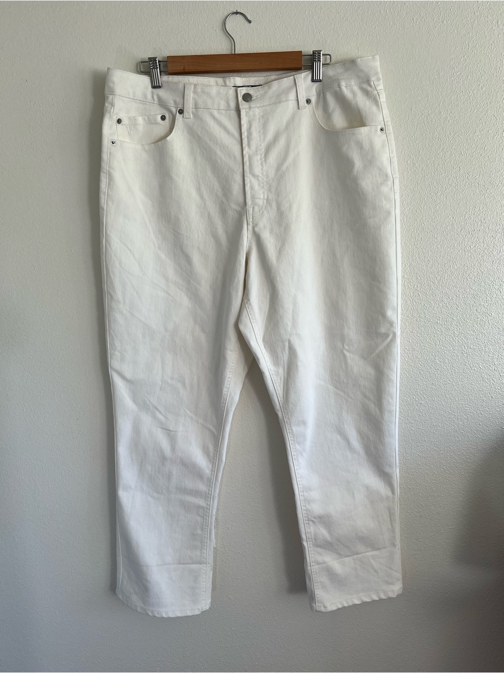 Frye Women's Straight Jeans in White